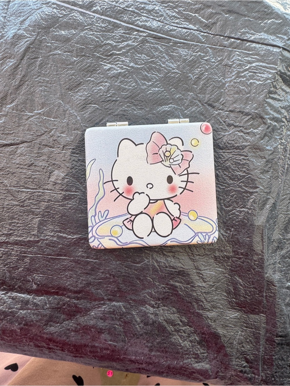Sanrio Hello Kitty Pink and Lavender Compact Mirror